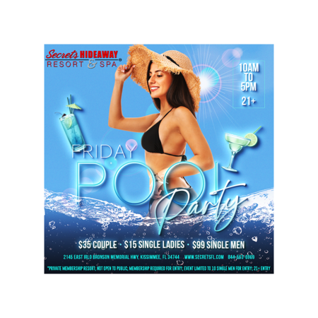 Pool Party 10am-5pm - Lusty Lovers Takeover